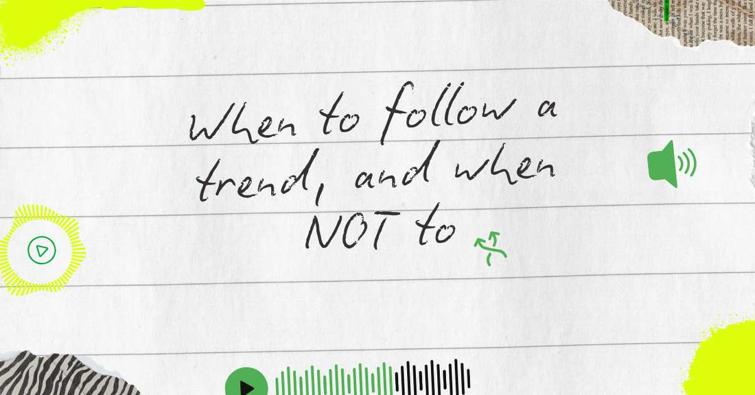 When to follow a trend, and when NOT to