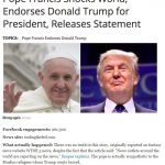 pope fake news